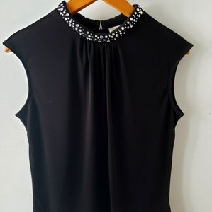 MICHAEL Michael Kors Black Sleeveless Top